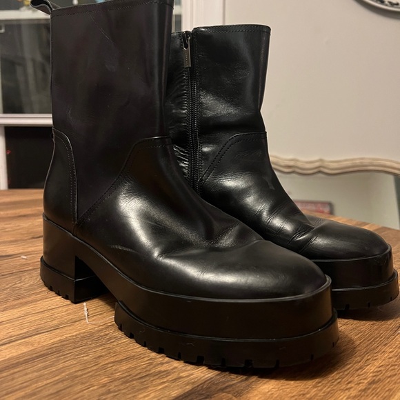 Clergerie Black “Wilmer” Leather Boots - Picture 3 of 7